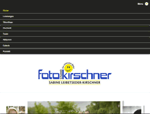 Tablet Screenshot of foto-kirschner.at